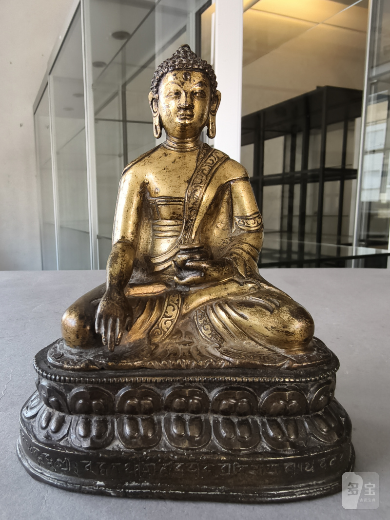 A GILT-COPPER FIGURE OF BUDDHA SHAKYAMUNI - 图18